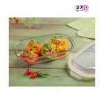 ظرف نگهدارنده شیشه‌‌ای بیضی لیمون 2.2 لیتر از کاتالوگ