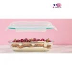 ظرف نگهدارنده شیشه‌‌ای بیضی لیمون 500 میلی‌‌لیتر از کاتالوگ