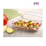 ظرف نگهدارنده شیشه‌‌ای بیضی لیمون 500 میلی‌‌لیتر از کاتالوگ