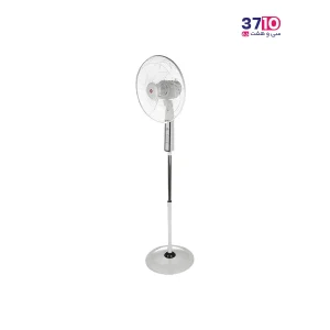 پنکه پایه بلند پارس خزر مدل ES-4010WKAI سفید از بغل
