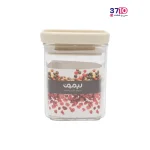 جا ادویه چهارگوش لیمون مدل رویال 3 از رنگ کرمی