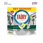 قرص ماشین ظرفشویی فیری مدل پلاتینیوم 115 عددی از روبرو