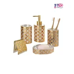 ست روشویی لیمون طرح گل از روبرو