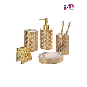 ست روشویی لیمون طرح گل از روبرو