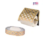 ست روشویی لیمون طرح گل از ظرف صابون جامد