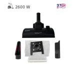 جاروبرقی کیسه ای بنس BENESS مدل 6PRO-T نوک مدادی طلایی عکس از قطعات همراه