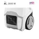 جاروبرقی کیسه ای بنس BENESS مدل 6PRO-T سفید نقره ای عکس از نزدیک