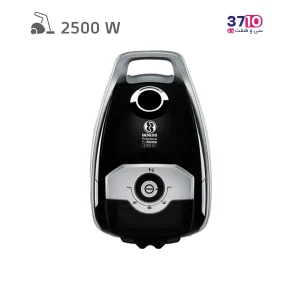 جاروبرقی کیسه ای بنس BENESS مدل 5PRO مشکی عکس از روبرو