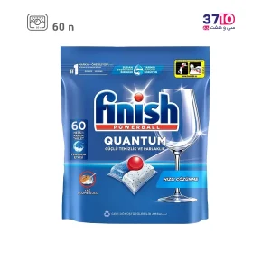 قرص ماشین ظرفشویی فینیش FINISH کوآنتوم 60 عددی عکس از روبرو