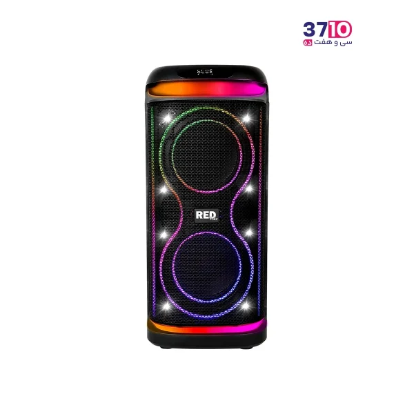 اسپیکر بلوتوثی قابل حمل رد تون RED TONE مدل R100 با میکروفون از روبرو
