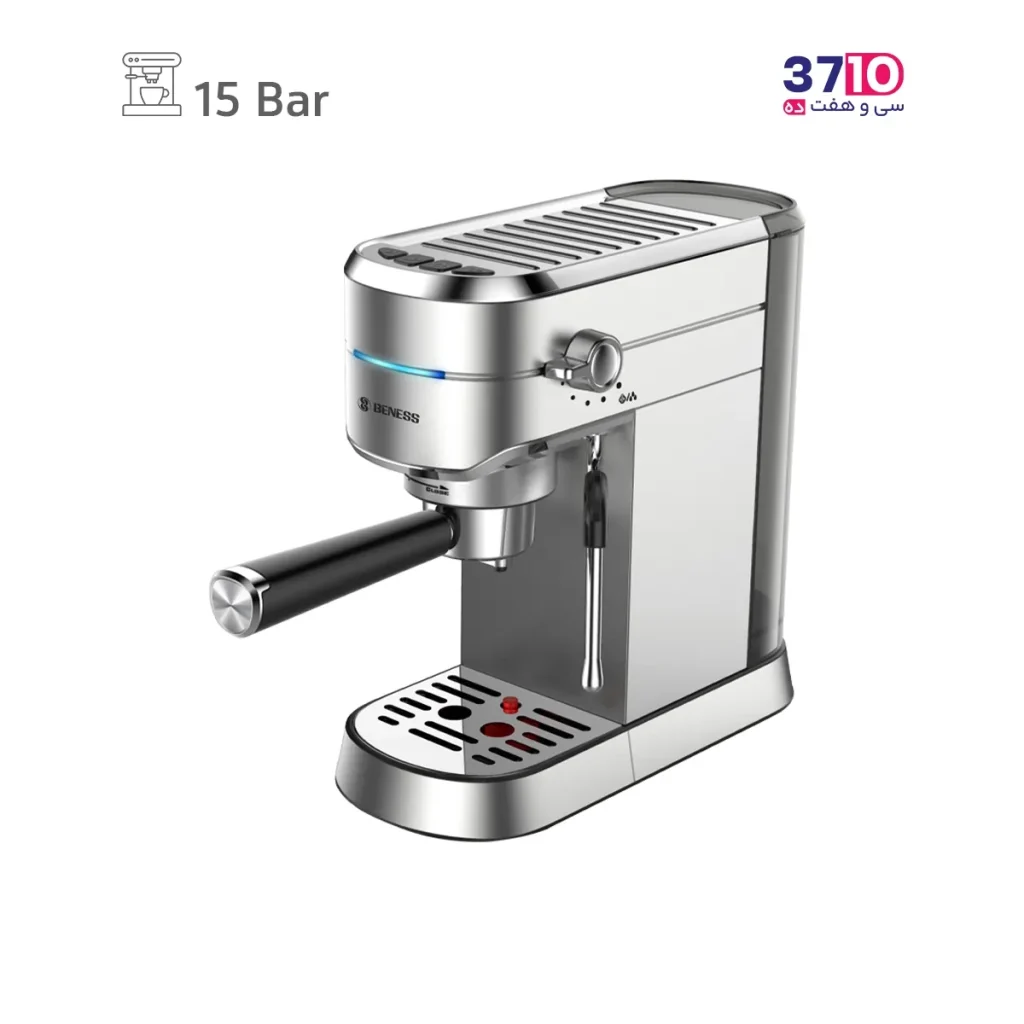 اسپرسوساز بنس BENESS مدل BC-S5418D استیل عکس از سه رخ