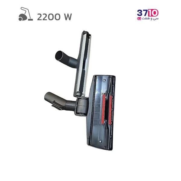 جاروبرقی سطلی پارس خزر PARSKHAZAR مدل TORNADO مشکی قرمز عکس از نزدیک