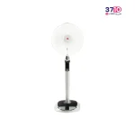 پنکه پایه بلند پارس خزر مدل FSR-SHIBA کنترل دار سفید عکس از روبرو