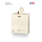 آبگرمکن گازسوز ایمن گاز مشهد مدل آسایش 35A لیتری عکس از روبرو