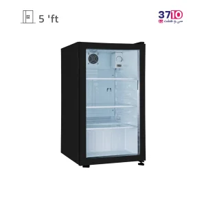 یخچال ایستکول EastCool مدل TM4294شوکیس 5 فوت مشکی عکس از محصول