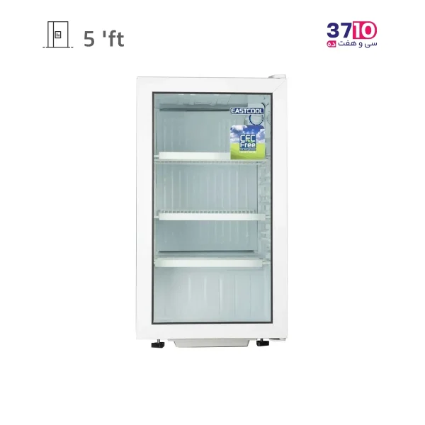 یخچال ایستکول EastCool مدل TM4294شوکیس 5 فوت سفید عکس از محصول