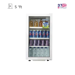 یخچال ایستکول EastCool مدل TM4294شوکیس 5 فوت سفید عکس از محصول