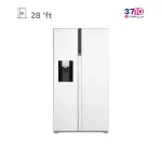 یخچال و فریزر ساید بای ساید ایکس ویژن مدل HS600-WI سفید عکس از روبرو