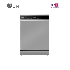 ماشین ظرفشویی ایکس ویژن مدل S150-S استیل عکس از روبرو