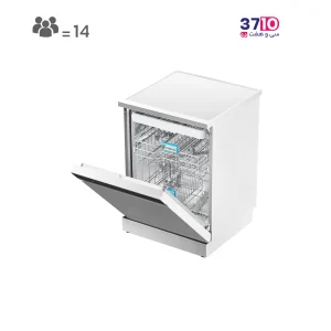 ماشین ظرفشویی ایکس ویژن XVISION مدل S150-Wسفید عکس با درب باز