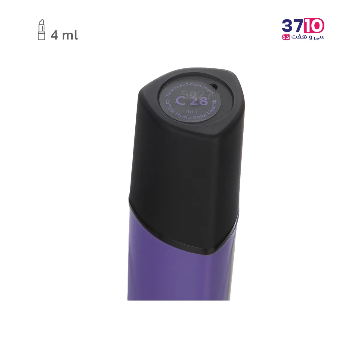 رژ لب جامد کالیستا مدل Hydra Color شماره C28 عکس از شماره رنگ