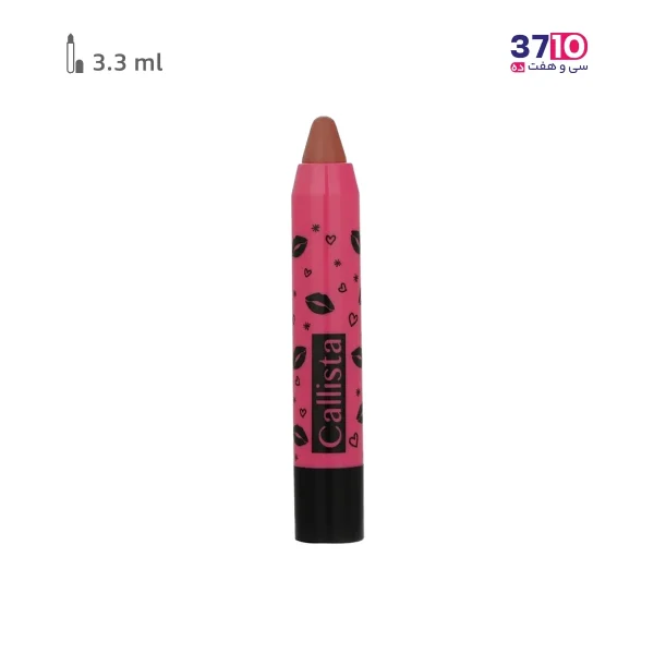 رژ لب مدادی کالیستا مدل Secret Bite شماره 01 عکس از رو به رو