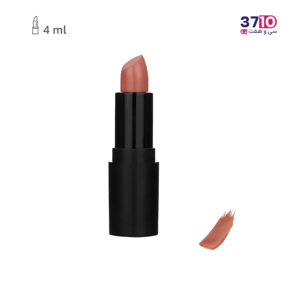 رژ لب جامد کالیستا مدل Matt شماره M23 عکس از تست رنگ