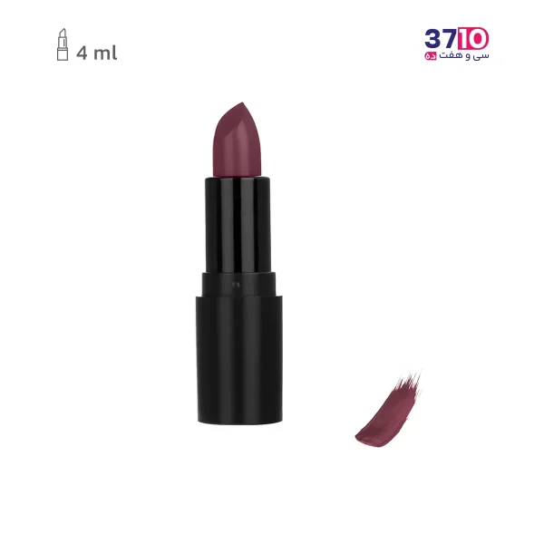 رژ لب جامد کالیستا مدل Matt شماره M25 عکس از تست رنگ