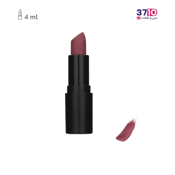 رژ لب جامد کالیستا مدل Matt شماره M27 عکس از تست رنگ