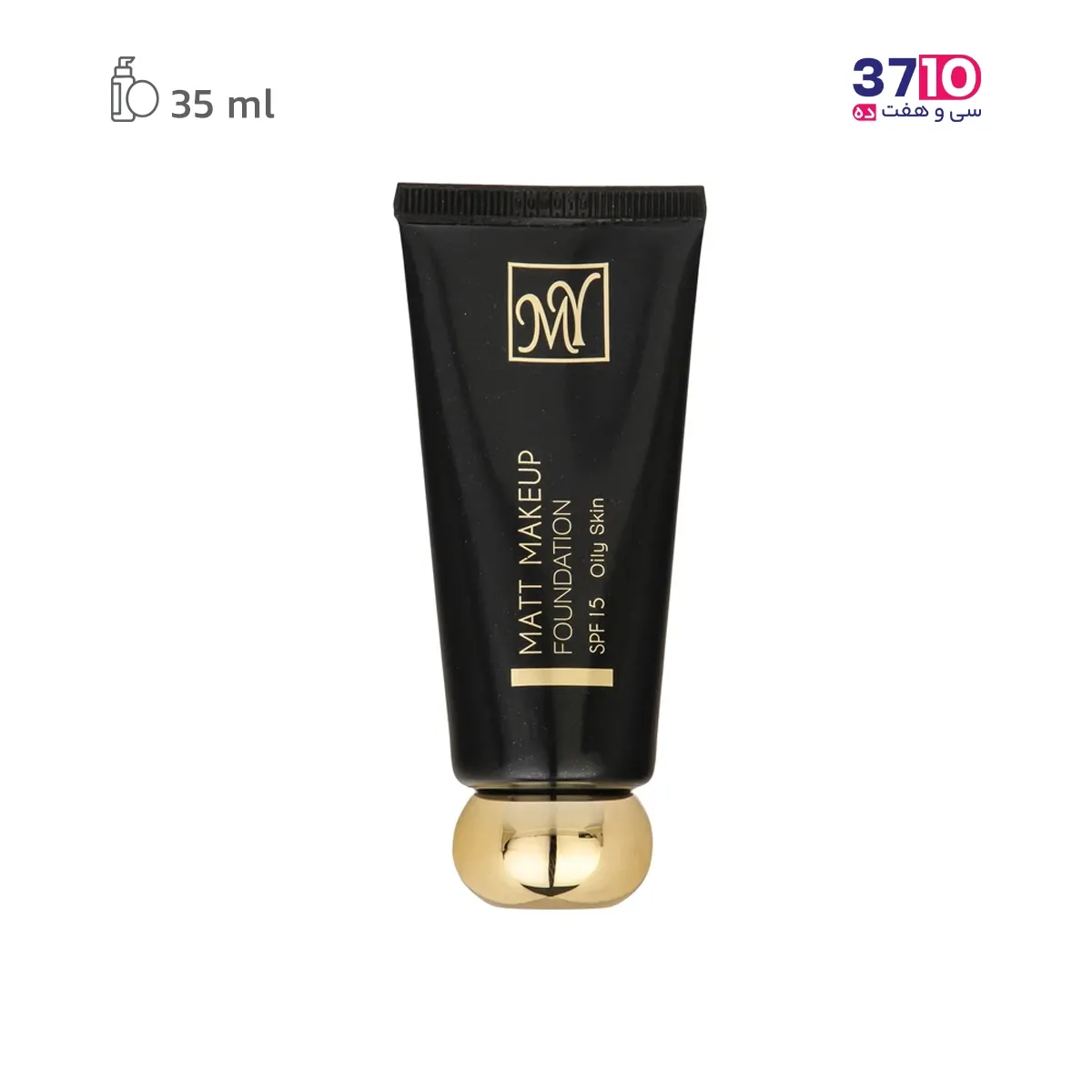 My-Black-Diamond-Series-Oil-Free-Foundation-Matt-Makeup-Model-MF02 کرم پودر فاقد چربی مای سری Black Diamond مدل Matt Makeup شماره MF02 عکس از رو به رو