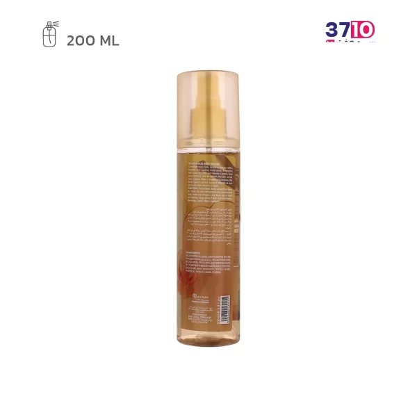 بادی اسپلش زنانه مای مدل Golden Rain حجم 200 میلی لیتر -عکس از پشت محصول