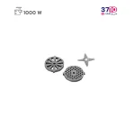 چرخ گوشت پارس خزر مدل Buffalo-2020 سفید عکس از تیغه