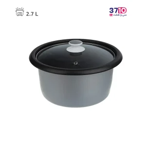 پلوپز پارس خزر مدل RC-271TYAN دوازده نفره سفید عکس از ظرف