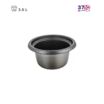 پلوپز پارس خزر مدل RC-361TSW شانزده نفره سفید عکس از ظرف