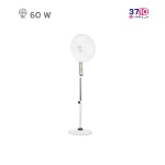 پنکه پایه بلند پارس خزر مدل ES-4010RWKAI سفید کنترل دار عکس از بغل