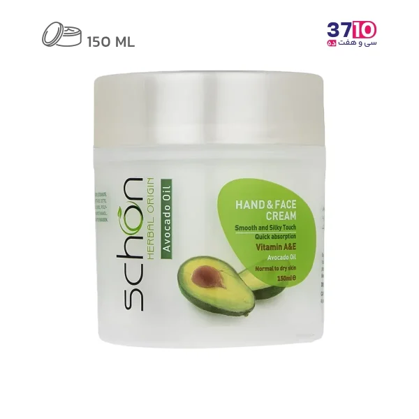 کرم کاسه ای دست و صورت شون با عصاره آووکادو حجم 150 میلی‌لیتر -عکس اصلی