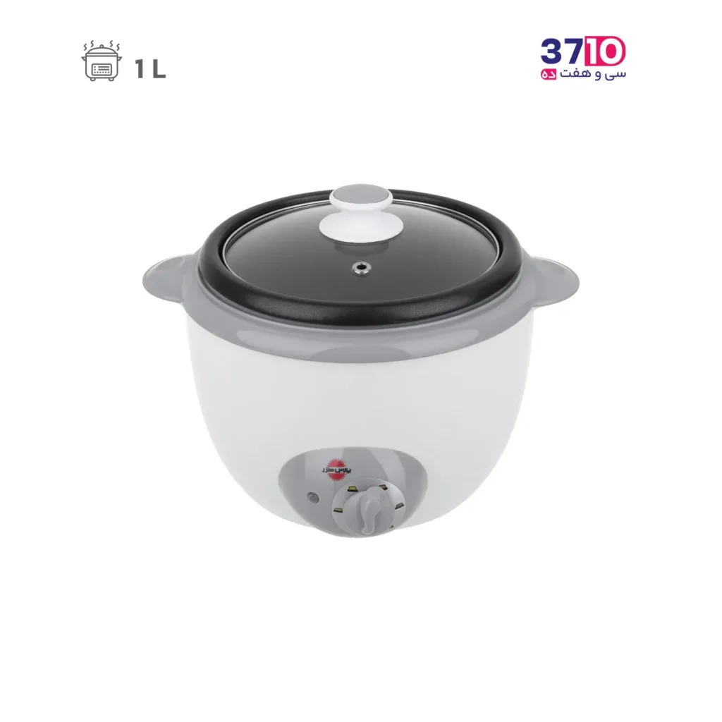 پلوپز پارس خزر مدل RC-101TSPW کندوج 4 نفره سفید عکس از روبرو