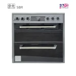 اجاق طرح فر پادیسان PADISAN مدل K905S کشودار بدنه تمام لعاب سیلور عکس از روبرو