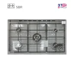 اجاق طرح فر پادیسان PADISAN مدل K905S کشودار بدنه تمام لعاب سیلور عکس از بالا