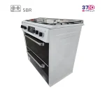 اجاق طرح فر پادیسان PADISAN مدل K905W کشودار بدنه تمام لعاب سفید عکس از کنار