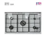 اجاق طرح فر پادیسان PADISAN مدل K905W کشودار بدنه تمام لعاب سفید عکس از بالا