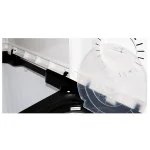 ماشین لباسشویی دوقلو پاکشوما مدل PTF-1504 دو درب عکس از درب