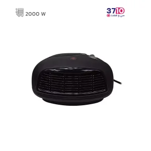 فن هیتر پارس خزر مدل FH-2000P مشکی عکس از روبرو