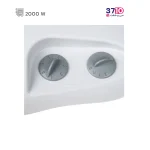 فن هیتر پارس خزر مدل FH-2000P سفید عکس از نزدیک