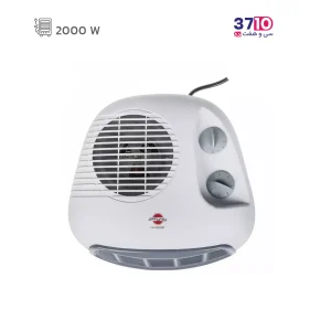 فن هیتر پارس خزر مدل FH-2000P سفید عکس از بالا