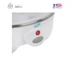 تخم مرغ پز سایا SAYA مدل 7PLUS دوطبقه سفید عکس از نزدیک