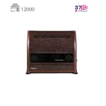 بخاری فیروزه مدل 12000 ماژولیکا چکشی مسی عکس از روبرو