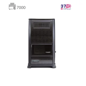 بخاری فیروزه مدل 7000 آپامه مشکی عکس از روبرو