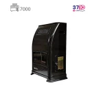 بخاری فیروزه مدل 7000 آپامه مشکی عکس از کنار