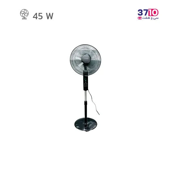 پنکه پایه بلند وینسنت مدل SF5445/01 مشکی عکس از روبرو